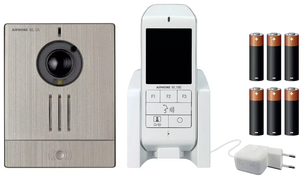 [E24261] Carillon vidéo couleur sans fil AIPHONE