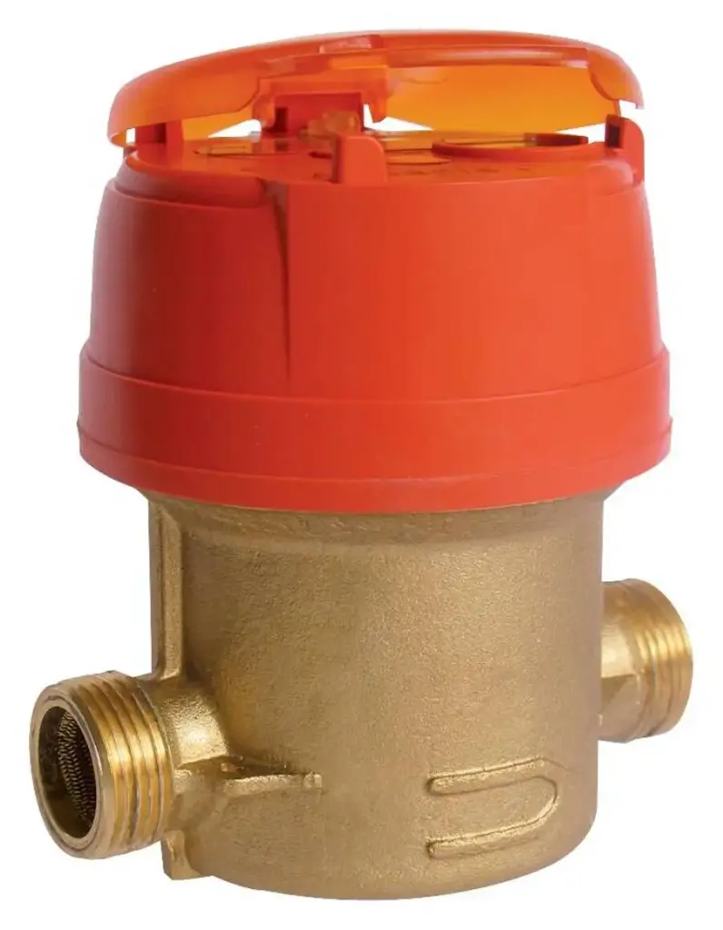 [PA3266] Compteur divisionnaire volumétrique aquadis eau chaude longueur 110 diamètre 15 20x27 pré-équipé communication